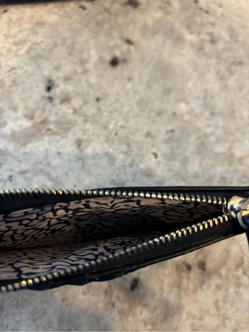 INC International Concepts Black Studded ID Wallet